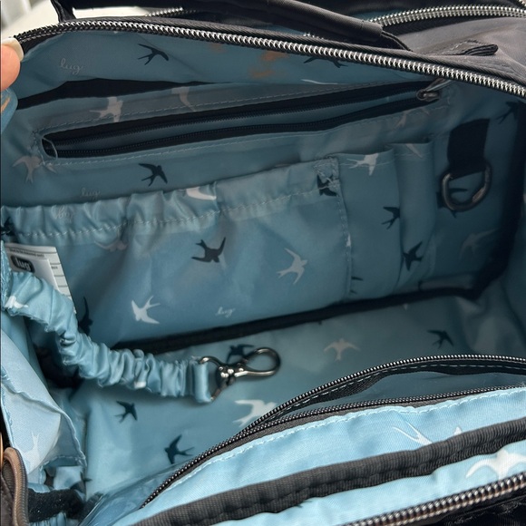 Lug Rider Black Rainbow Quilted Crossbody Bag New Condition - Picture 10 of 16